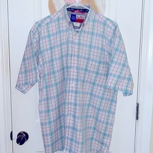 George Strait Wrangler button up short sleeve shirt